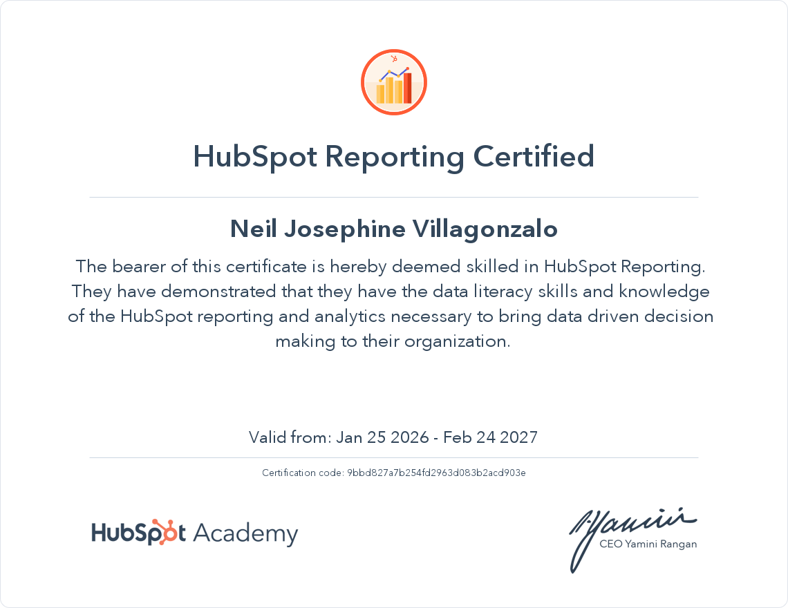 HubSpot CRM Certification